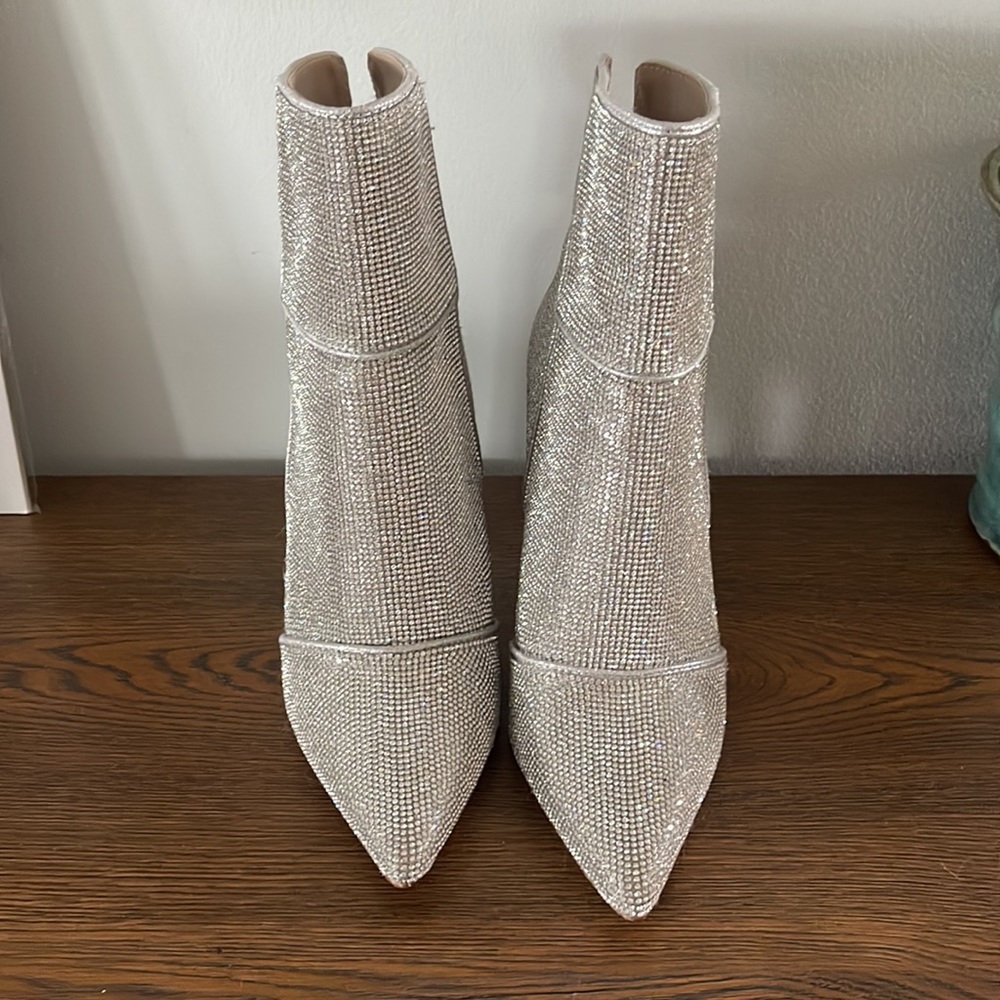 Steven Madden Rhinestone Booties - 8.5 - Picture 2 of 4